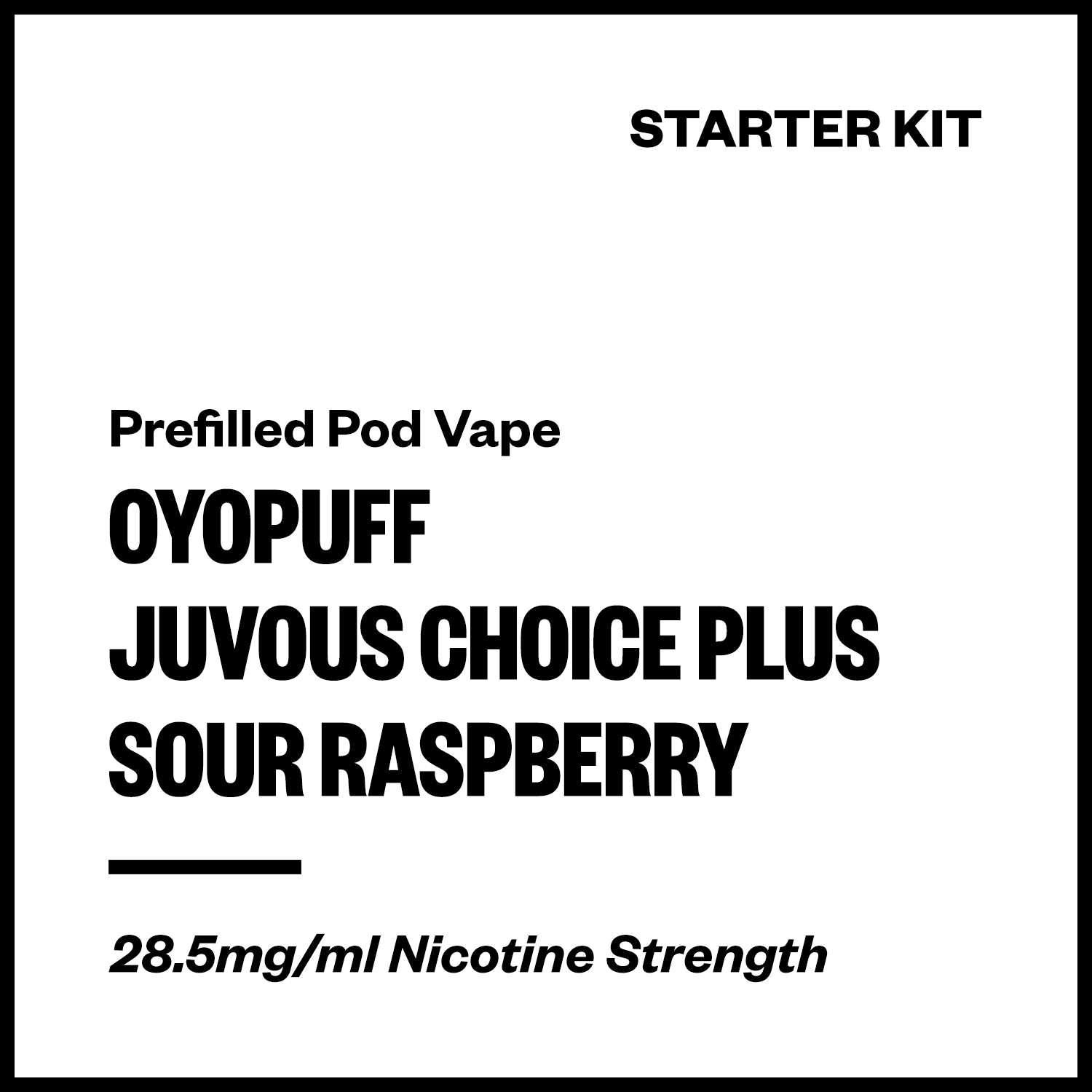 oyopuff-juvous-choice-plus-kit-sour-raspberry.jpg Oyopuff Juvous Choice Plus - Sour Raspberry (Starter Kit) - Image 1