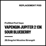 Vapengin Jupiter 2 - Sour Blueberry (13,000 Puffs Replacement Pod)
